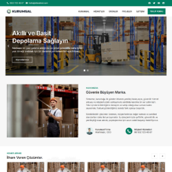 Nakliyat & Lojistik Firması Web Sitesi Tasarımı #1