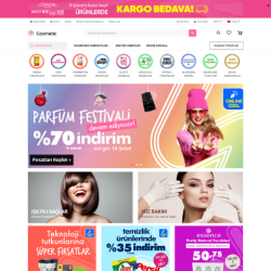 Kozmetik Ürünleri E-Ticaret Sitesi Tasarımı #1