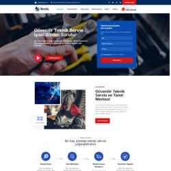 Teknik Servis Web Sitesi Tasarımı #1