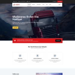 Nakliyat & Lojistik Firması Web Sitesi Tasarımı #3