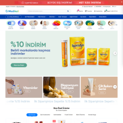 Medikal & Eczane E-Ticaret Sitesi Tasarımı #1