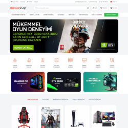 Elektronik Ürün Satışı E-Ticaret Tasarımı #1