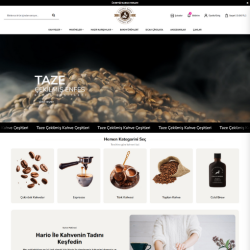 Kahve & Çikolata E-Ticaret Sitesi Tasarımı #2