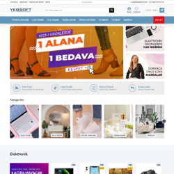Genel Ürün Satışı E-Ticaret Teması #1