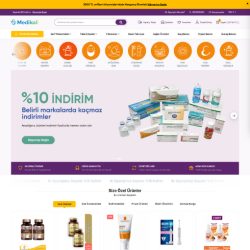 Medikal & Eczane E-Ticaret Sitesi Tasarımı #2