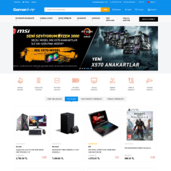 Elektronik Ürün Satışı E-Ticaret Tasarımı #2