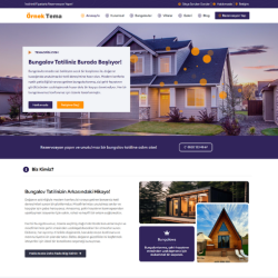 Bungalow & Villa Kiralama Web Sitesi Tasarımı