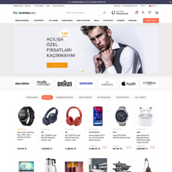 Genel Ürün Satışı E-Ticaret Teması #2
