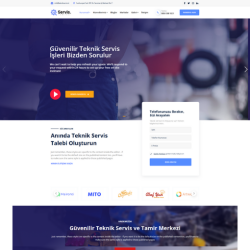 Teknik Servis Web Sitesi Tasarımı #2